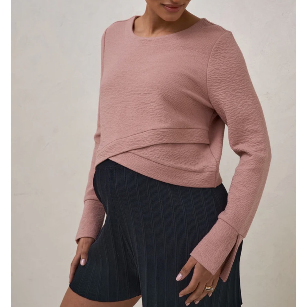 Bae the Label Cross your Heart Long Sleeve Top